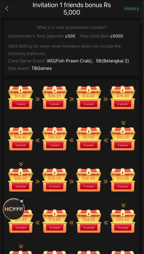 Bonus Claimed Proof